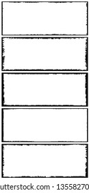 Collection of frames grunge