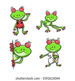 Collection of Frog Cartoon Action