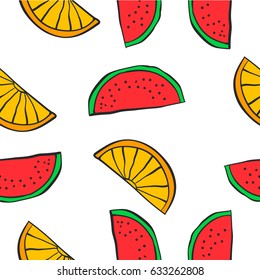 Collection of fruit sytle pattern