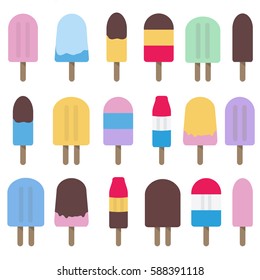 Collection of Fun Popsicle Vectors