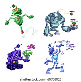 collection of fun robots