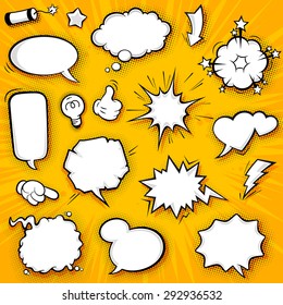 A collection of funny balloons for comic speeches and also sound effects.  