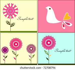 Collection funny spring card
