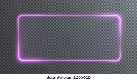 Collection of futuristic hud light pink frame. Technological background. Light pink frames square, oval, rectangle, circle. HUD PNG.