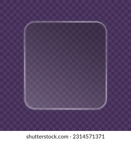 Collection of futuristic hud light pink frame. Technological background. Light pink frames square, oval, rectangle, circle. HUD PNG. Vector glass.