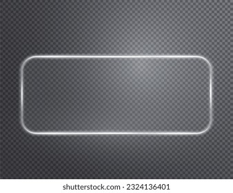  Collection of futuristic hud light white frame. HUD PNG. Technological background. Light glass white frames square, oval, rectangle, circle. HUD PNG.