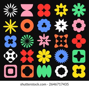 Colección de Diseños de forma geométrica y floral