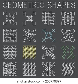 Collection of geometric shapes