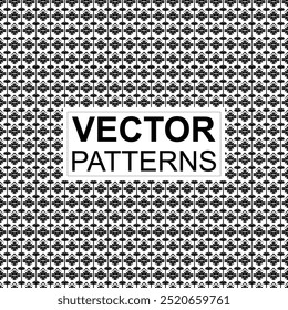 colección de fondos de Vector con textura geométrica con patrones repetitivos simples y divertidos. Abstractas fondos en blanco y negro para tarjetas, carteles, cubiertas, Anuncios o marca.