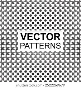 colección de fondos de Vector con textura geométrica con patrones repetitivos simples y divertidos. Abstractas fondos en blanco y negro para tarjetas, carteles, cubiertas, Anuncios o marca.