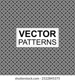 collection of geometrical textured vector backgrounds with simple and fun repeating patterns. Abstract black and white backgrounds for cards, posters, covers, banners, or branding.