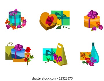collection of gift boxes and flowers for any occasion