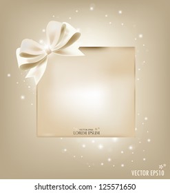 Collection of gift cards and invitations. Vector illustration.