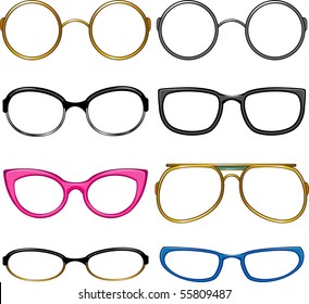 Collection glasses for every taste!. Simply dress them on the nose!