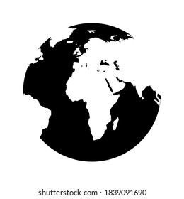 collection of globe icon symbol, go to web icon vector illustration color editable isolated