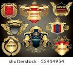 collection of the gold heraldry