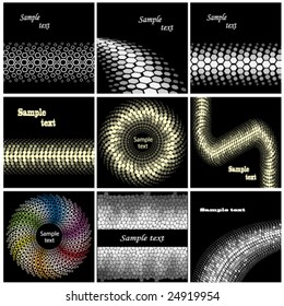 collection of gold and silver design