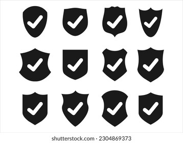 Collection of golden badge and labels vector illustration 
