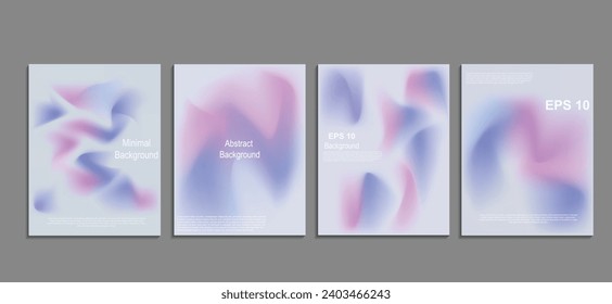 collection of gradient abstract backgrounds for covers, brochures, flyers, presentations, banners. Vector design, etc