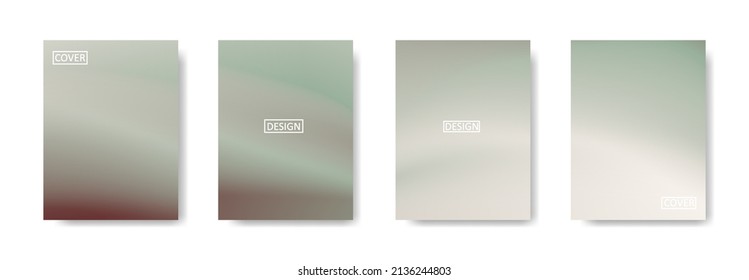 Collection of gradient background for poster flyer banner
