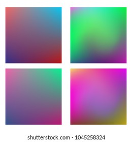 Collection of gradient and backgrounds for design vector illustration concept