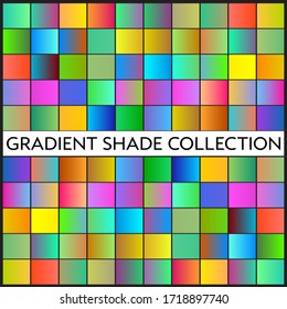 collection of gradient shades for booklet design