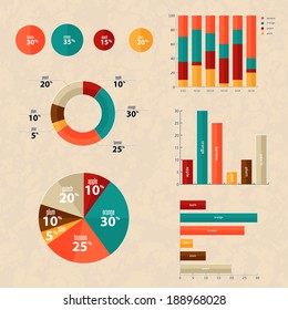 Collection of the graphs for your infographics