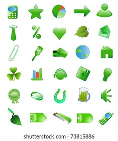 Collection green icon