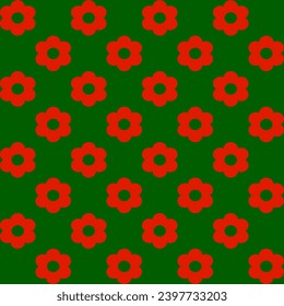 Colección de fondos verdes y rojos sin costura para la temporada navideña.