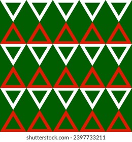 Sammlung von nahtlosen grünen und roten Hintergründen, geeignet für die Weihnachtszeit.