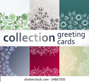 collection greeting cards