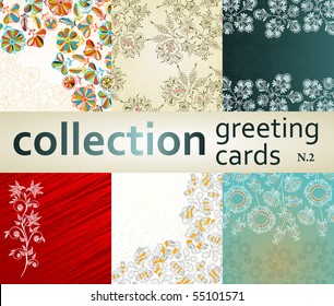 collection greeting cards
