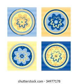 Collection of greeting cards or tags