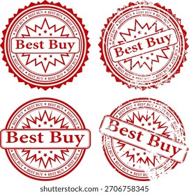 Collection grunge stamps, element for design, vector illustration