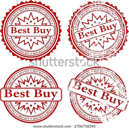 Collection grunge stamps, element for design, vector illustration