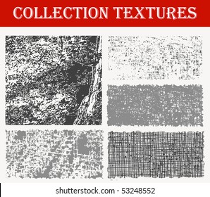 Collection of grunge textures.