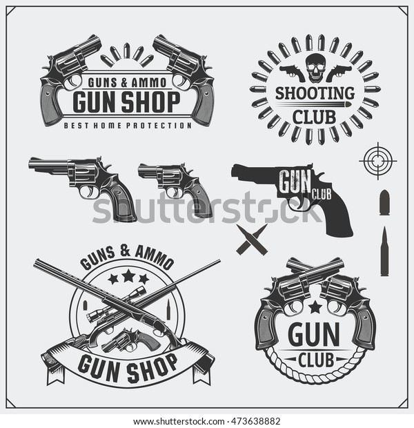 7,773 Old gun logos 이미지, 스톡 사진 및 벡터 | Shutterstock