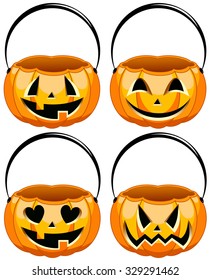 Collection of Halloween Buckets 