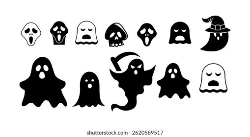 Collection Of Halloween Days Vector set of Halloween Clip Art