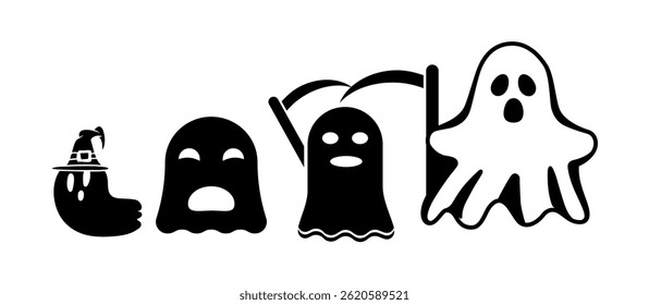 Collection Of Halloween Days Vector set of Halloween Clip Art
