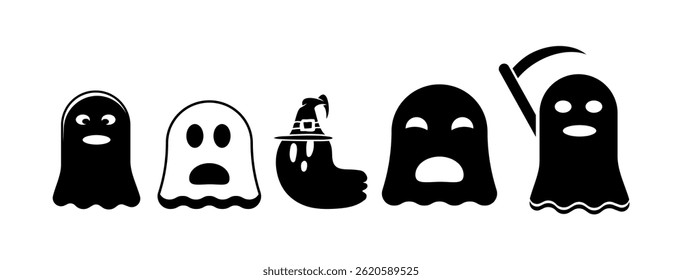 Collection Of Halloween Days Vector set of Halloween Clip Art