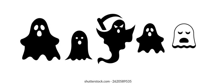 Collection Of Halloween Days Vector set of Halloween Clip Art