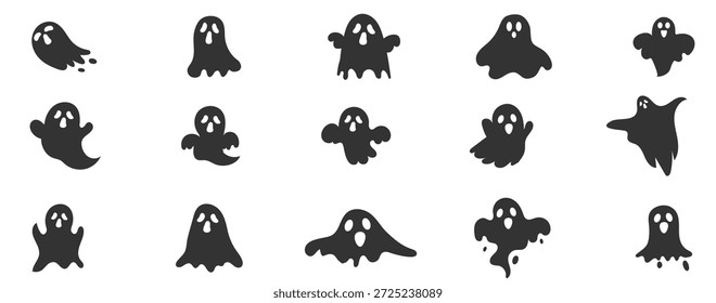 Colección de los días de Halloween Vector conjunto de arte de Clip de Halloween