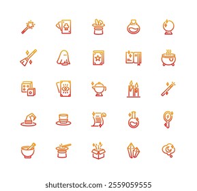 A Collection Halloween Icons - Gradient
