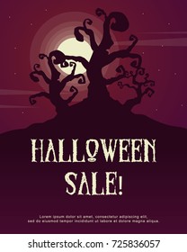 Collection Halloween poster dark design