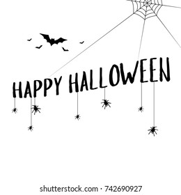 Collection Halloween text banner style