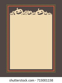 Collection of Halloween theme frame