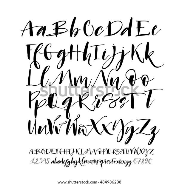 Featured image of post Lettering Abecedario Mayusculas Y Minusculas Y Numeros Hab a una vez dos hermanas que se quer an mucho