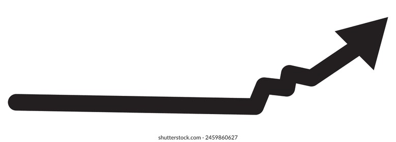  Collection hand drawn arrows. Set simple arrows isolated on white background. Arrow mark icons. Arrow paint - stock vector.