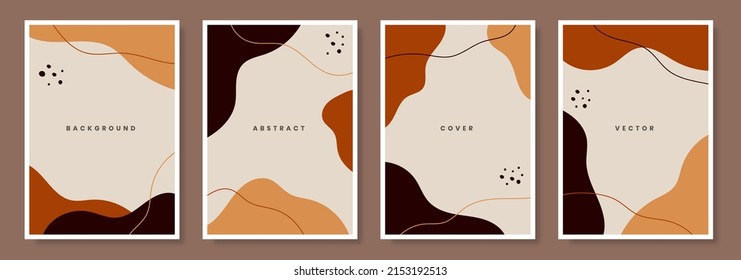 Collection of hand drawn artistic background designs. Can be used for wall decoration, book covers, brochures, posters, flyer designs. Vector illustration